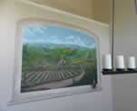 Napa Valley Vineyard and Trompe L'oeil Window Opening